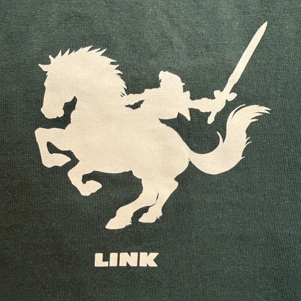 Legend of Zelda Kingdom of Hyrule Shirt Tee Men Large Link Graphic Triforce Rare - Picture 9 of 12